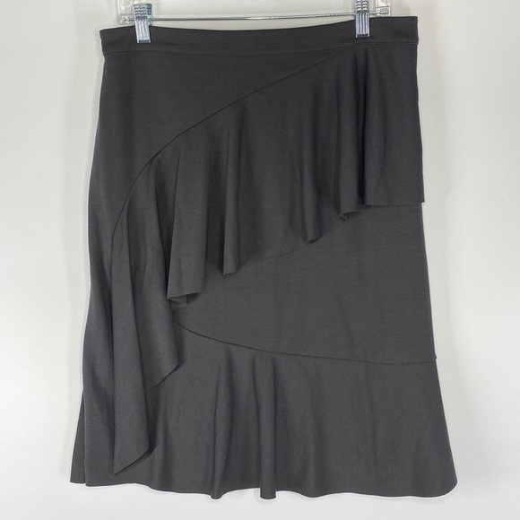 Garnett Hill Asymmetrical Layered Lagenlook Career Pencil Skirt Size Medium - Picture 1 of 6